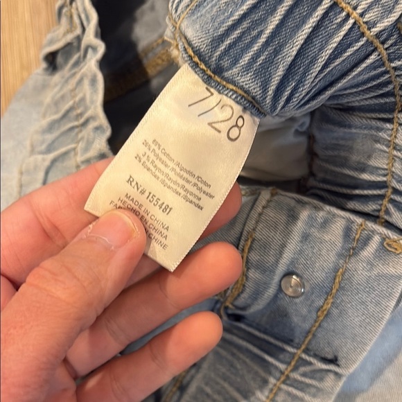 Blue Boyfriend Jeans Relaxed Fit Soft Denim - Picture 3 of 6